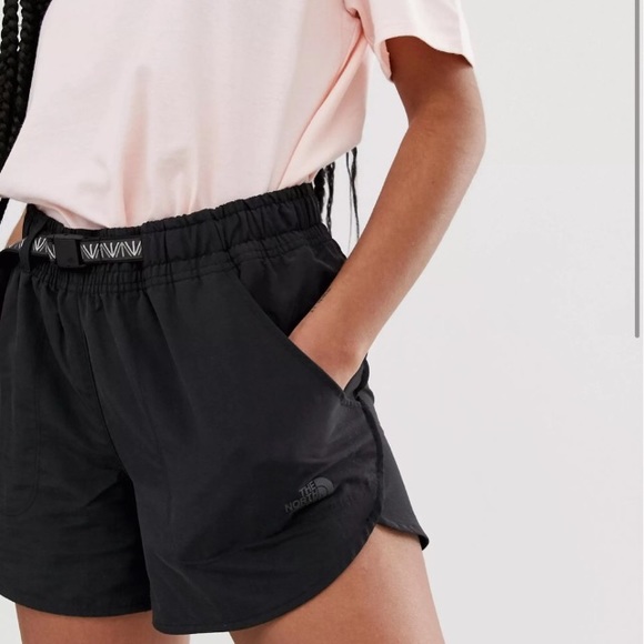 The North Face Pants - The North Face | Black Flash Dry Elastic-Waist w/Buckle Belt Class V Hike Shorts